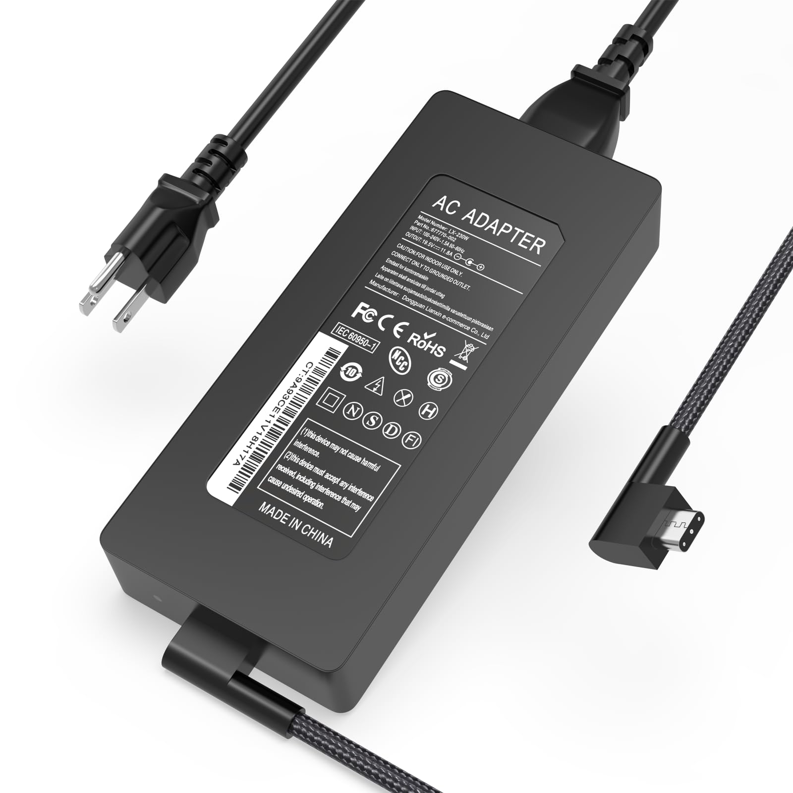 Amazon.com: Ruilezyo 230W Laptop Charger Power Adapter Compatible